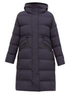 Matchesfashion.com Herno - Quilted Down Filled Hooded Coat - Womens - Navy