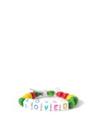 Matchesfashion.com Lauren Rubinski - Loved Wooden-bead Bracelet - Womens - Green Multi