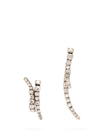 Ryan Storer Mismatched Crystal Earrings