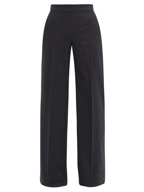 Matchesfashion.com Max Mara - Elio Trousers - Womens - Navy