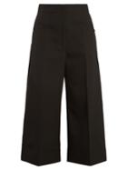 Lemaire Wide-leg Wool-twill Cropped Trousers