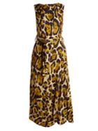 Vivienne Westwood Anglomania Vasari Leopard-print Draped Dress