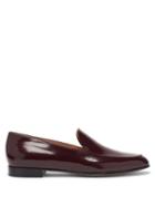Matchesfashion.com Gianvito Rossi - Marcel Patent-leather Loafers - Womens - Burgundy