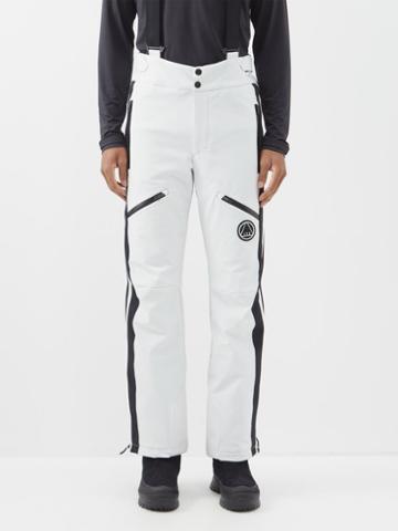 Sportalm - Striped Logo-patch Ski Trousers - Mens - Stone
