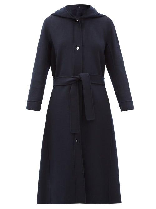 Matchesfashion.com S Max Mara - Lorena Coat - Womens - Navy