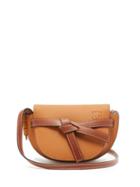 Matchesfashion.com Loewe - Gate Mini Grained Leather Cross Body Bag - Womens - Tan Multi