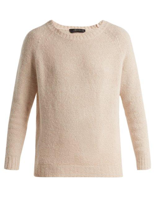 Matchesfashion.com Weekend Max Mara - Slouchy Alpaca Blend Sweater - Womens - Beige