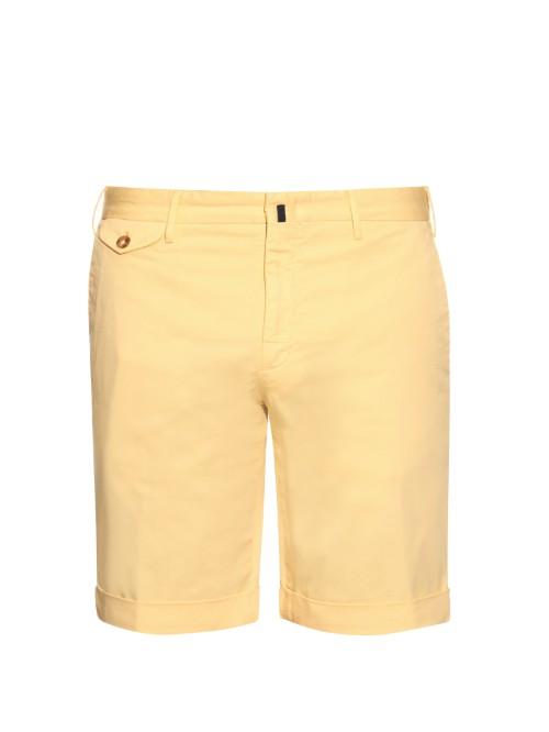 Incotex Slim-leg Stretch-cotton Shorts