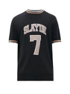 Matchesfashion.com Neil Barrett - Slayde-intarsia Knitted T-shirt - Mens - Black