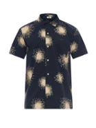 Ymc Loop-collar Firework-print Shirt