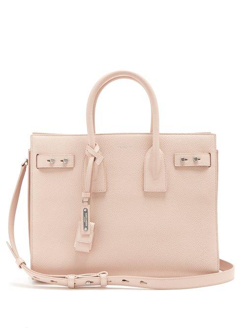 Matchesfashion.com Saint Laurent - Sac De Jour Small Grained Leather Tote - Womens - Light Pink
