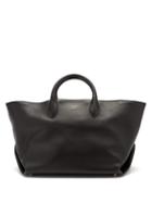 Matchesfashion.com Khaite - Amelia Medium Leather Tote Bag - Womens - Black
