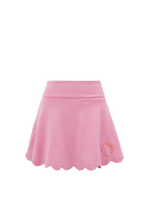 Marysia Sport - Venus Scalloped-edge Skirt - Womens - Pink