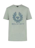 Matchesfashion.com Belstaff - Coteland Logo Print Cotton Jersey T Shirt - Mens - Green