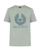 Matchesfashion.com Belstaff - Coteland Logo Print Cotton Jersey T Shirt - Mens - Green
