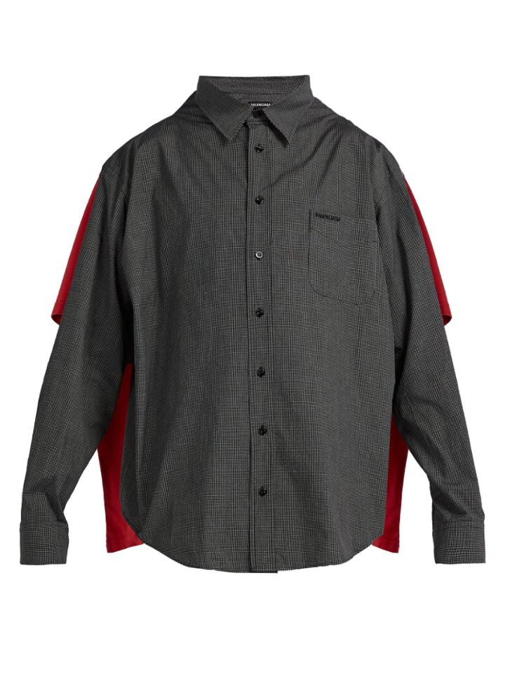 Balenciaga Double-layered Convertible Shirt