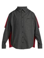 Balenciaga Double-layered Convertible Shirt
