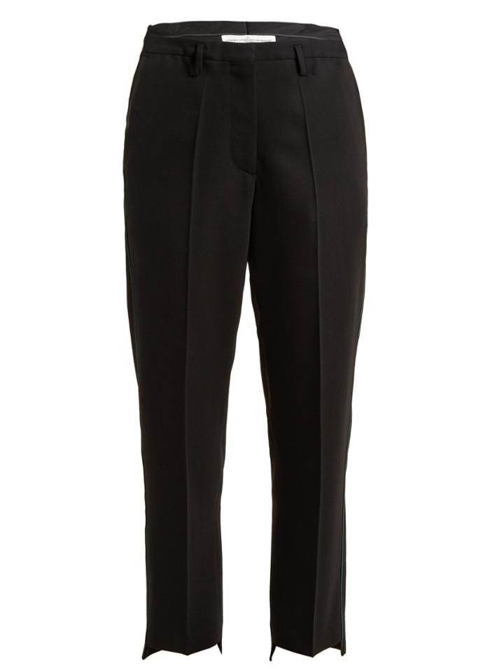 Golden Goose Deluxe Brand Golden Step-hem Straight-leg Cady Trousers