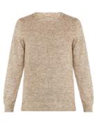 Massimo Alba Crew-neck Melange-knit Sweater