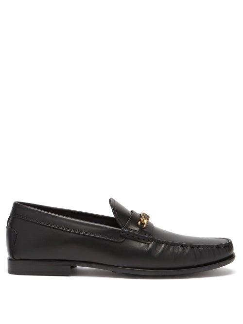 Tod's - T-logo Leather Loafers - Mens - Black