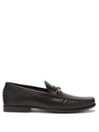 Tod's - T-logo Leather Loafers - Mens - Black