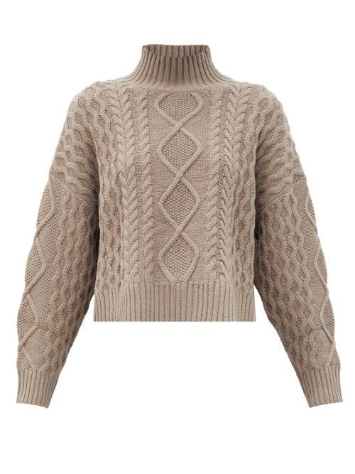 Matchesfashion.com Weekend Max Mara - Saggio Sweater - Womens - Mid Brown