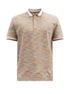 Matchesfashion.com Missoni - Space-dyed Cotton-jersey Polo Shirt - Mens - Multi