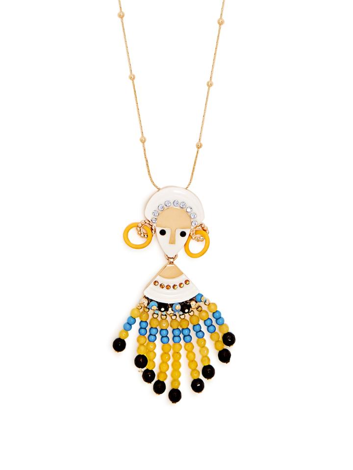 Etro Bead And Crystal-embellished Necklace