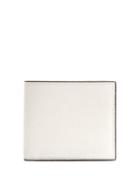 Matchesfashion.com Valextra - Bi Fold Grained Leather Wallet - Mens - White
