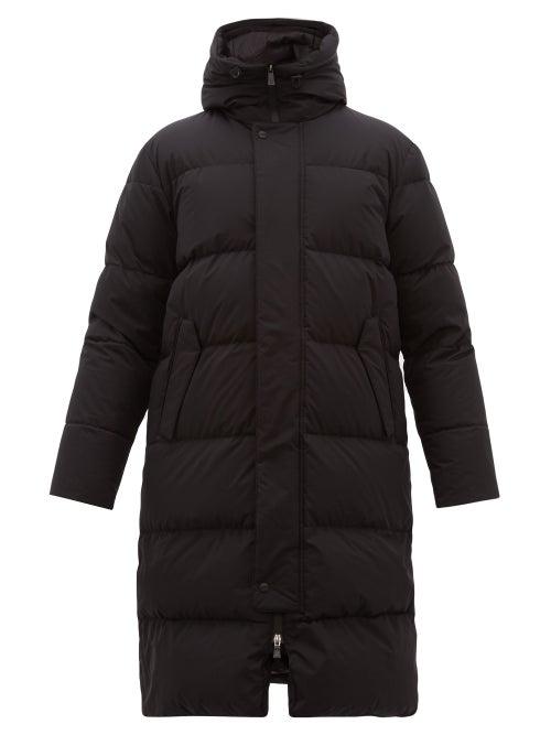 Matchesfashion.com Herno - Funnel Neck Quilted Down Parka - Mens - Black