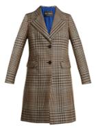 Etro Single-breasted Prince Of Wales-checked Wool Coat