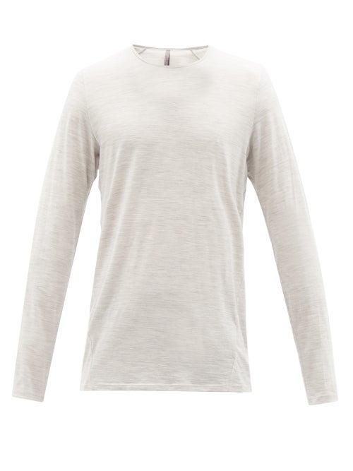 Veilance - Frame Merino-blend Long-sleeved T-shirt - Mens - Grey