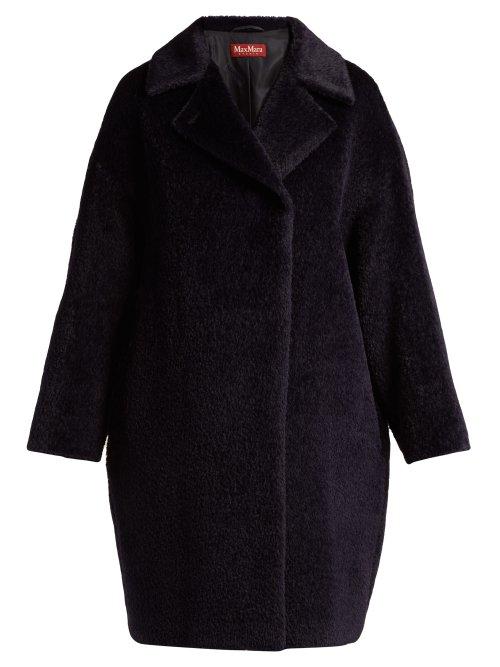 Matchesfashion.com Max Mara Studio - Gino Coat - Womens - Navy
