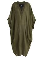 Su Alma V-neck Cotton-blend Kaftan