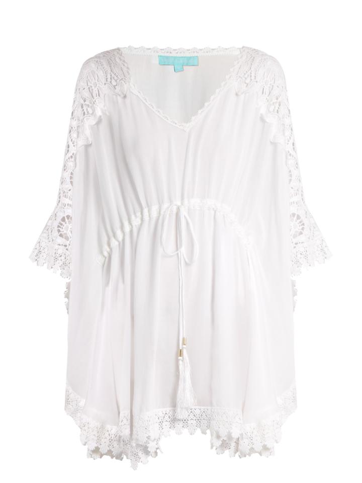Melissa Odabash Roby Macram-lace Trimmed Dres