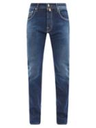 Mens Rtw Jacob Cohn - Slim-leg Jeans - Mens - Dark Blue
