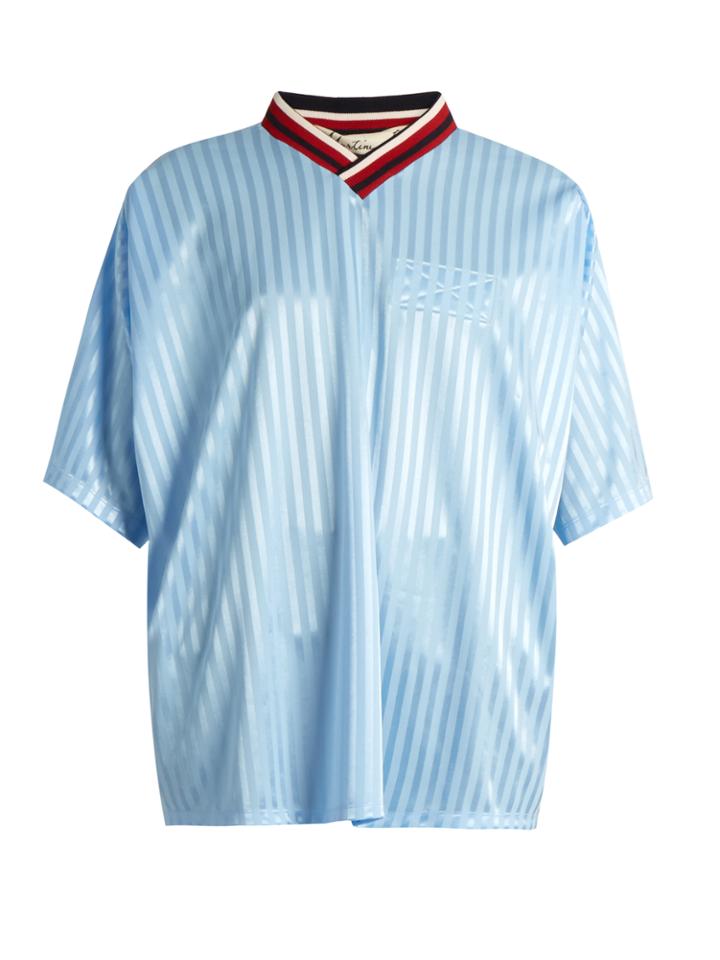 Martine Rose Striped Short-sleeved Top