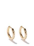 Theodora Warre - Diamond & Gold-plated Sterling-silver Hoops - Womens - Gold Multi