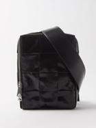Bottega Veneta - Cassette Mini Intrecciato-leather Belt Bag - Mens - Black