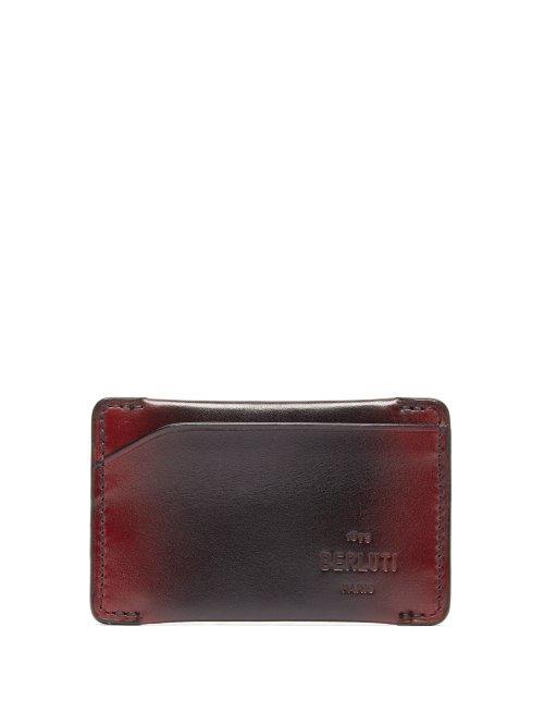 Matchesfashion.com Berluti - Easy Venezia Leather Cardholder - Mens - Black