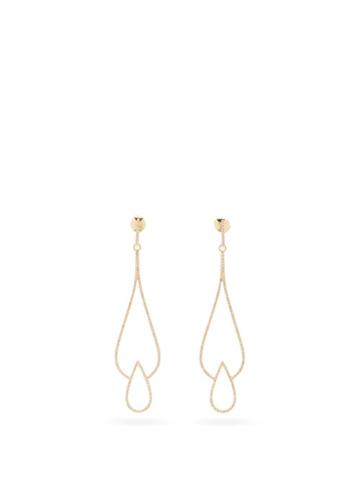 Matchesfashion.com Anissa Kermiche - Vanity Fair Diamond & 18kt Gold Earrings - Womens - Gold