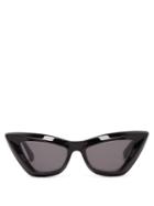 Matchesfashion.com Bottega Veneta - Cat-eye Tortoiseshell-acetate Sunglasses - Womens - Black
