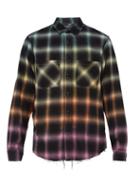 Matchesfashion.com Amiri - Plaid Cotton Blend Flannel Shirt - Mens - Multi