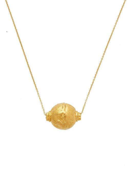 Matchesfashion.com Alighieri - The Vessel Of Memories Gold Plated Necklace - Womens - Gold
