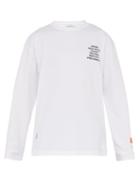 Matchesfashion.com Heron Preston - Worker Cotton Jersey T Shirt - Mens - White