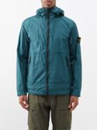 Stone Island - Logo-patch Shell Hooded Jacket - Mens - Green
