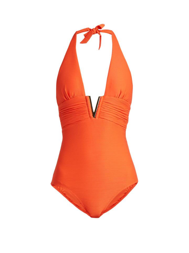 Heidi Klein Cayman Islands Halterneck Swimsuit
