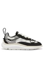 Matchesfashion.com Y-3 - Shiku Run Mesh And Suede Trainers - Mens - Black White