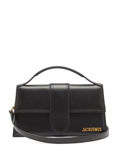 Jacquemus - Grand Bambino Leather Bag - Womens - Black