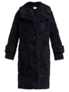 Matchesfashion.com Proenza Schouler Pswl - Faux Shearling Coat - Womens - Navy